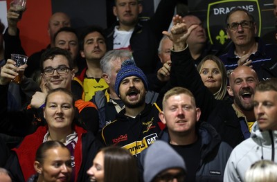 091026 - Dragons RFC v Ospreys - United Rugby Championship - Dragons fans