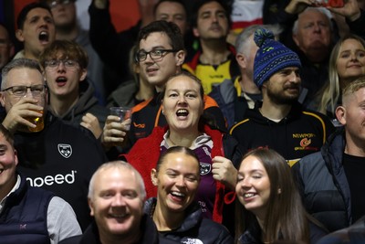 091026 - Dragons RFC v Ospreys - United Rugby Championship - Dragons fans