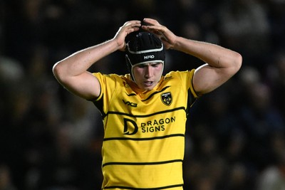 091026 - Dragons RFC v Ospreys - United Rugby Championship - Dejected Seb Davies of Dragons