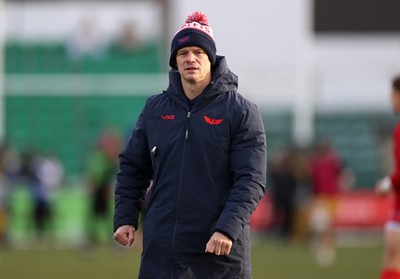 010126 - Dragons RFC v Scarlets - United Rugby Championship - Scarlets Head Coach Dwayne Peel 