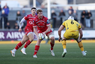 010126 - Dragons RFC v Scarlets - United Rugby Championship - Harvey Cuckson of Scarlets 