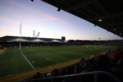 010126 - Dragons RFC v Scarlets - United Rugby Championship - General View of Rodney Parade