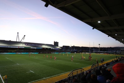 010126 - Dragons RFC v Scarlets - United Rugby Championship - General View of Rodney Parade