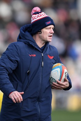 010126 - Dragons RFC v Scarlets - United Rugby Championship - Scarlets head coach, Dwayne Peel