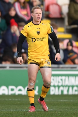 010126 - Dragons RFC v Scarlets - United Rugby Championship - David Richards of Dragons