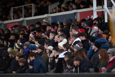 010126 - Dragons RFC v Scarlets - United Rugby Championship - A packed out Rodney Parade
