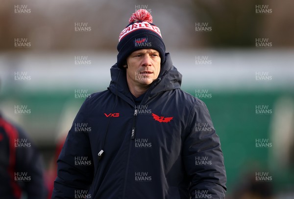 010126 - Dragons RFC v Scarlets - United Rugby Championship - Scarlets Head Coach Dwayne Peel 