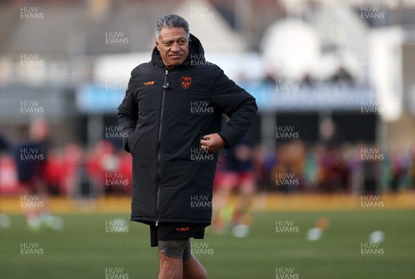 010126 - Dragons RFC v Scarlets - United Rugby Championship - Dragons Head Coach Filo Tiatia 