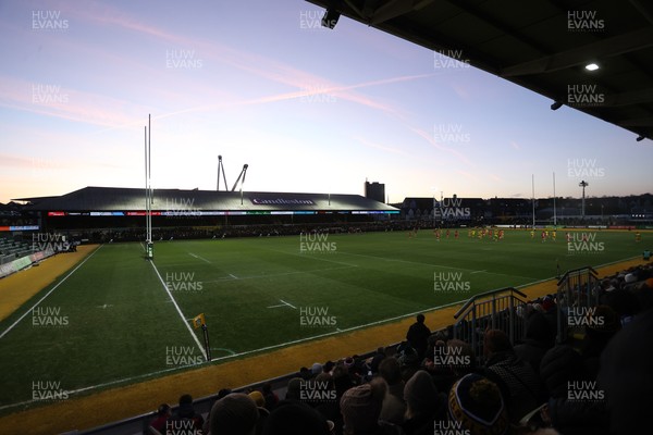 010126 - Dragons RFC v Scarlets - United Rugby Championship - General View of Rodney Parade
