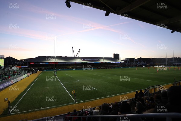 010126 - Dragons RFC v Scarlets - United Rugby Championship - General View of Rodney Parade