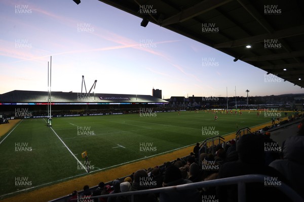 010126 - Dragons RFC v Scarlets - United Rugby Championship - General View of Rodney Parade