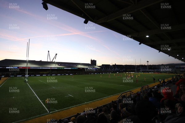 010126 - Dragons RFC v Scarlets - United Rugby Championship - General View of Rodney Parade