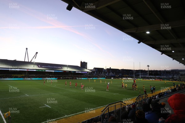 010126 - Dragons RFC v Scarlets - United Rugby Championship - General View of Rodney Parade