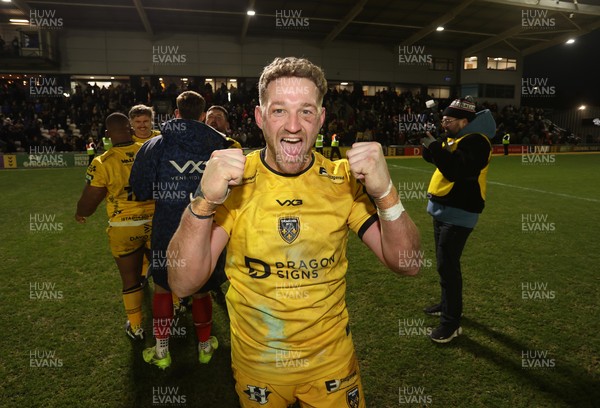 010126 - Dragons RFC v Scarlets - United Rugby Championship - Angus O'Brien of Dragons at full time
