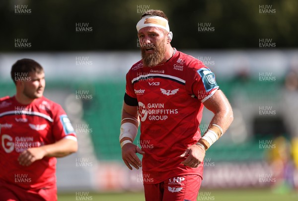 130925 - Dragons RFC v Scarlets - Pre Season Friendly - Jake Ball of Scarlets 
