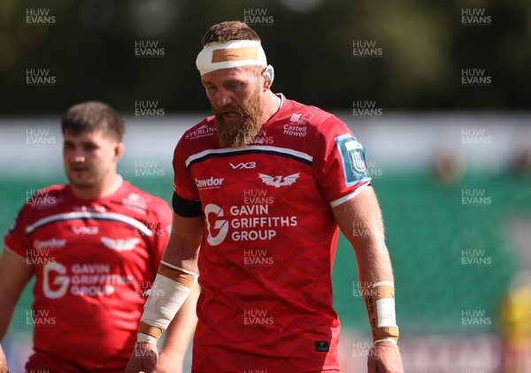 130925 - Dragons RFC v Scarlets - Pre Season Friendly - Jake Ball of Scarlets 