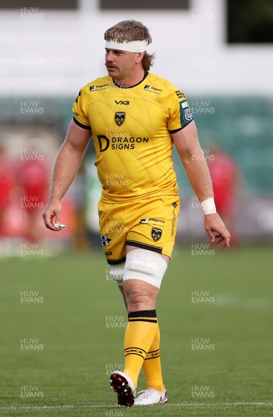 130925 - Dragons RFC v Scarlets - Pre Season Friendly - Aaron Wainwright of Dragons 