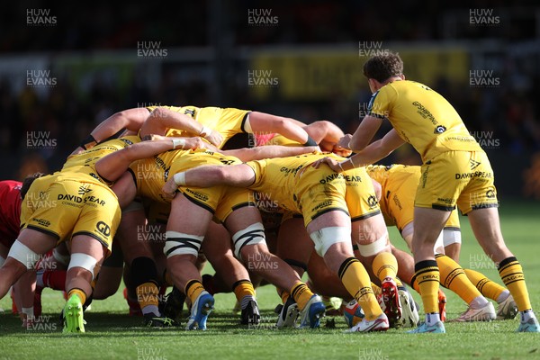130925 - Dragons RFC v Scarlets - Pre Season Friendly - Scrum