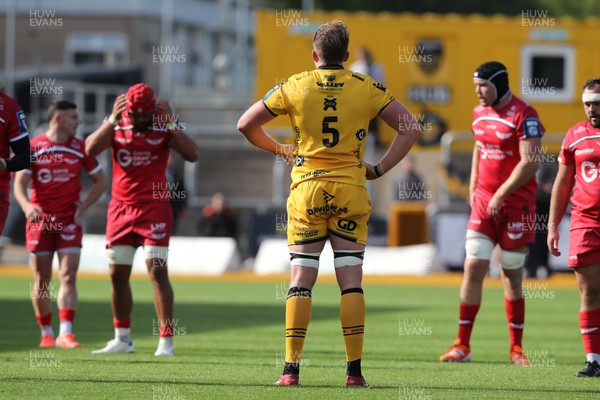 130925 - Dragons RFC v Scarlets - Preseason Friendly - Matthew Screech of Dragons