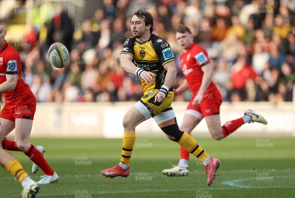 220325 - Dragons RFC v Ulster - United Rugby Championship - Rhodri Williams of Dragons 