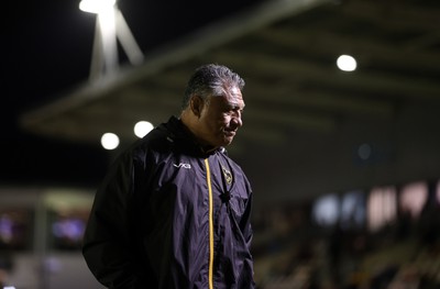 161026 - Dragons RFC v USA Perpignan - European Rugby Challenge Cup - Dragons Head Coach Filo Tiatia 