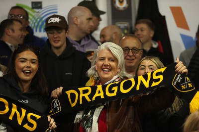 161026 - Dragons RFC v USA Perpignan - European Rugby Challenge Cup - Fans