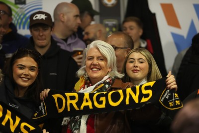 161026 - Dragons RFC v USA Perpignan - European Rugby Challenge Cup - Fans