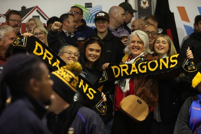 161026 - Dragons RFC v USA Perpignan - European Rugby Challenge Cup - Fans