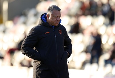 170426 - Dragons v Vodacom Bulls - United Rugby Championship - Dragons Head Coach Filo Tiatia 