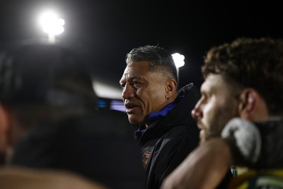 170426 - Dragons v Vodacom Bulls - United Rugby Championship - Dragons Head Coach Filo Tiatia 