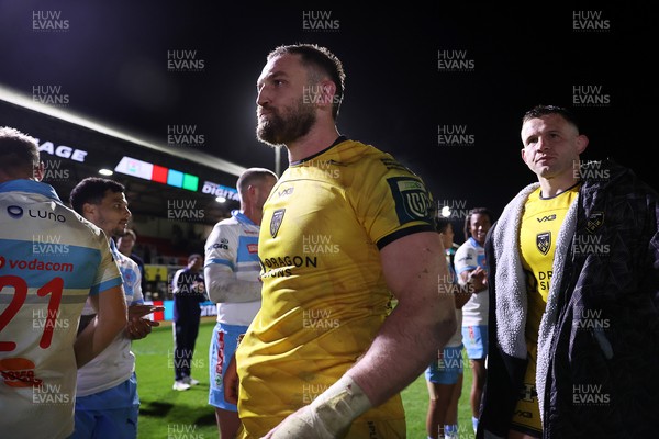 170426 - Dragons v Vodacom Bulls - United Rugby Championship - Harrison Keddie of Dragons at full time