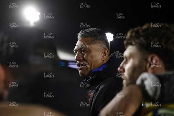 170426 - Dragons v Vodacom Bulls - United Rugby Championship - Dragons Head Coach Filo Tiatia 