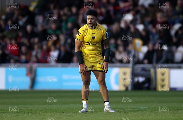 170426 - Dragons v Vodacom Bulls - United Rugby Championship - Fetuli Paea of Dragons 