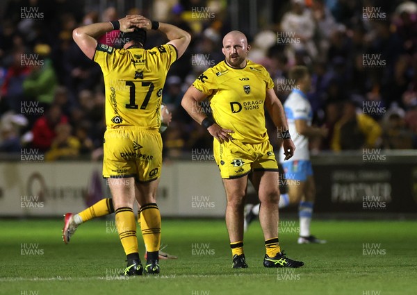 170426 - Dragons v Vodacom Bulls - United Rugby Championship - Dillon Lewis of Dragons 