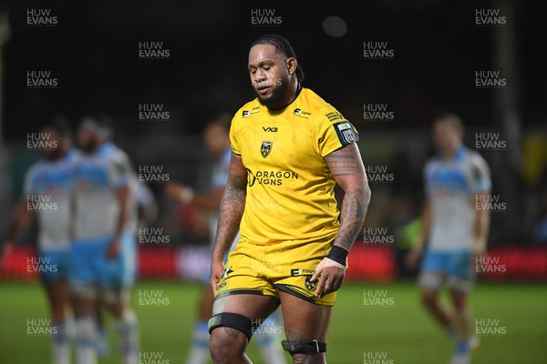 170426 - Dragons RFC v Vodacom Bulls - United Rugby Championship - Levi Douglas of Dragons