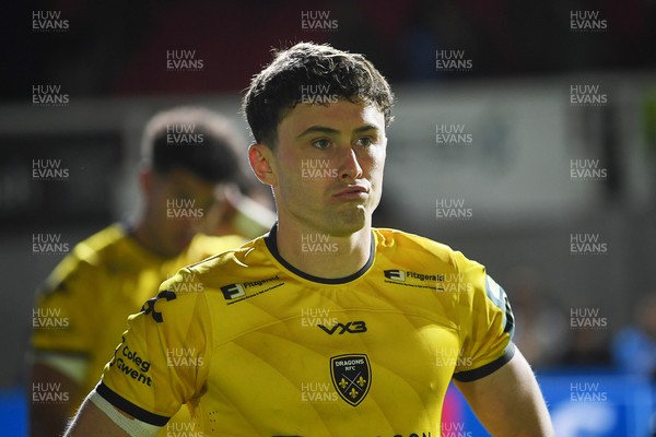 170426 - Dragons RFC v Vodacom Bulls - United Rugby Championship - Dejected Niall Armstrong of Dragons at full time