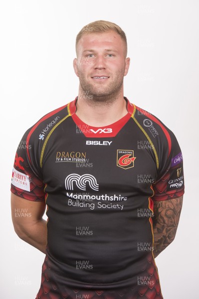 070818 - Dragons Rugby Squad - Ross Moriarty