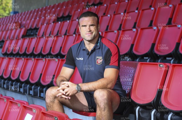 030820 -  Jamie Roberts after signing with Dragons Rugby 