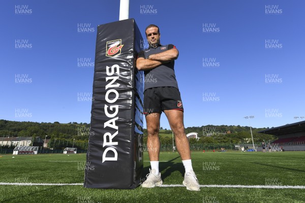 030820 -  Jamie Roberts after signing with Dragons Rugby 