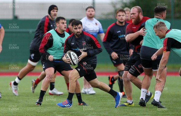 081019 - Dragons Rugby Training - Jordan Williams during training