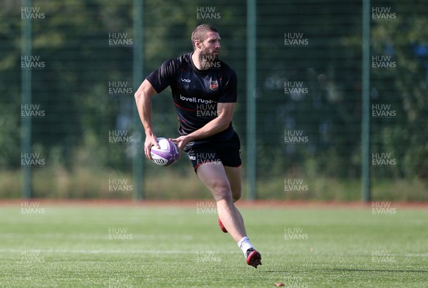 170920 - Dragons Rugby Training - Jonah Holmes during training before their clash with Bristol in the European Challenge Cu tomorrow (18th September)