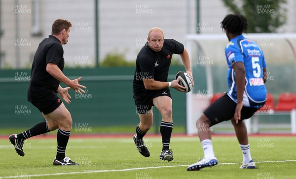 190917 - Dragons Rugby Training - Brok Harris during training