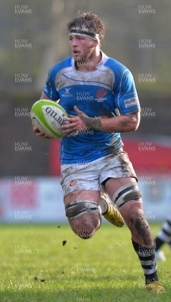 230116 - Newport Gwent Dragons Premier Select XV v Connacht Eagles - British and Irish Cup - Dragon's James Benjamin running at pace