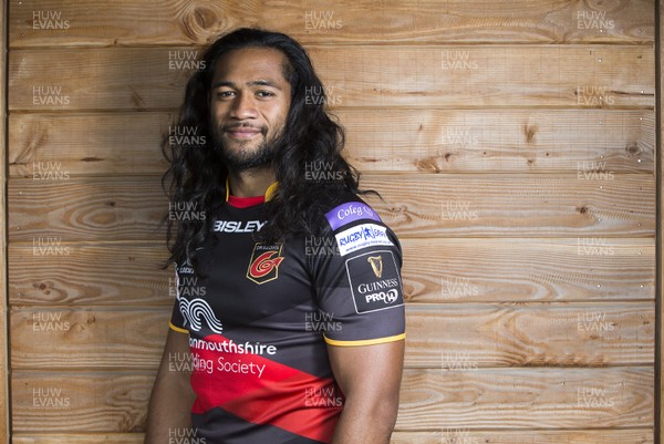 190917 - Dragons Rugby - Picture shows Dragons new signing Thretton Palamo