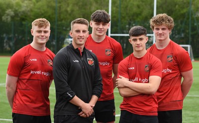 250521 -  Dragons signings Evan Lloyd, Che Hope, Ollie Andrew, Ryan Woodman and Joe Westwood