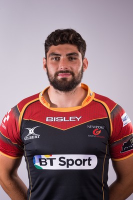 220815 - Newport Gwent Dragons Squad Portraits, 2015-16 season -Cory Hill