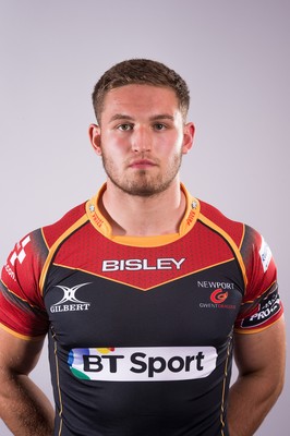 220815 - Newport Gwent Dragons Squad Portraits, 2015-16 season -Harrison Keddie