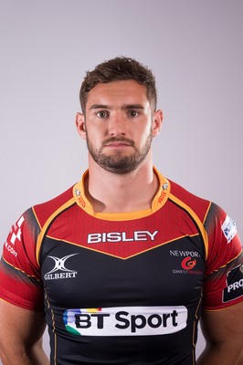 220815 - Newport Gwent Dragons Squad Portraits, 2015-16 season -James Thomas