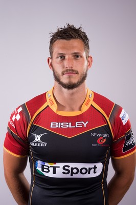 220815 - Newport Gwent Dragons Squad Portraits, 2015-16 season - Jason Tovey