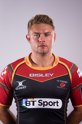 220815 - Newport Gwent Dragons Squad Portraits, 2015-16 season -Lewis Evans